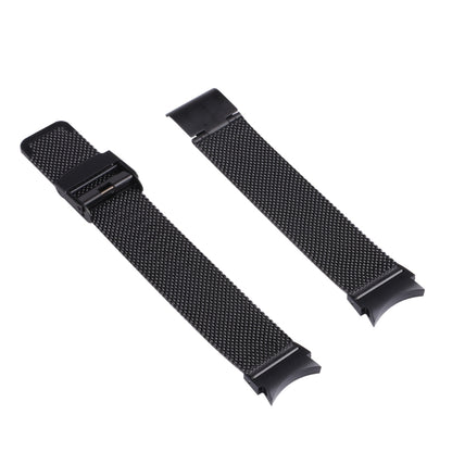 For Samsung Galaxy Watch4 40mm/44mm Double Insurance Buckle Milanese Watch Band(Black) by bashfashion