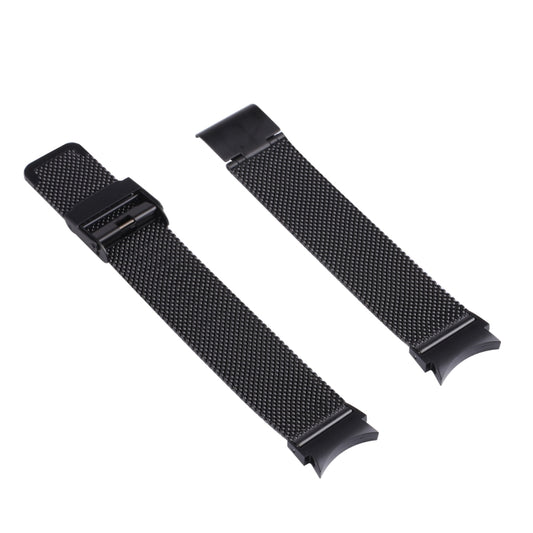 For Samsung Galaxy Watch4 40mm/44mm Double Insurance Buckle Milanese Watch Band(Black) by bashfashion