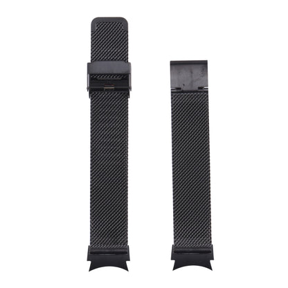 For Samsung Galaxy Watch4 40mm/44mm Double Insurance Buckle Milanese Watch Band(Black) by bashfashion
