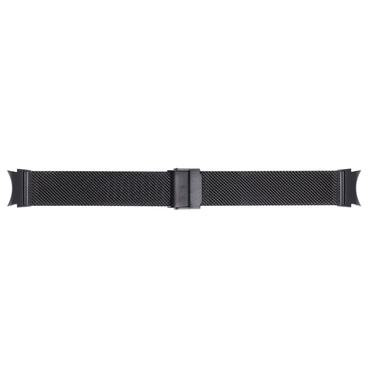 For Samsung Galaxy Watch4 40mm/44mm Double Insurance Buckle Milanese Watch Band(Black) by bashfashion