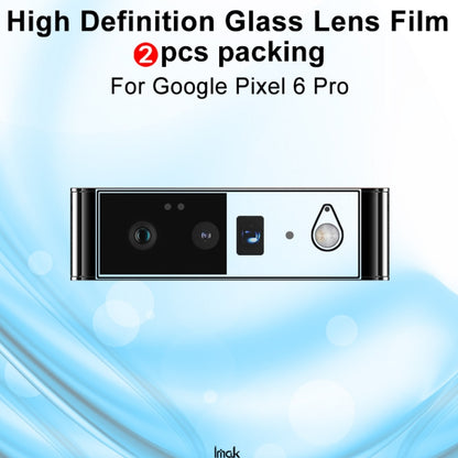 For Google Pixel 6 2 PCS IMAK HD Glass Rear Camera Lens Film by imak