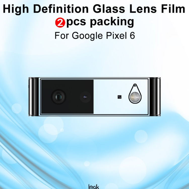 For Google Pixel 6 Pro 2 PCS IMAK HD Glass Rear Camera Lens Film by imak