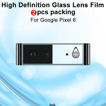 For Google Pixel 6 Pro 2 PCS IMAK HD Glass Rear Camera Lens Film by imak