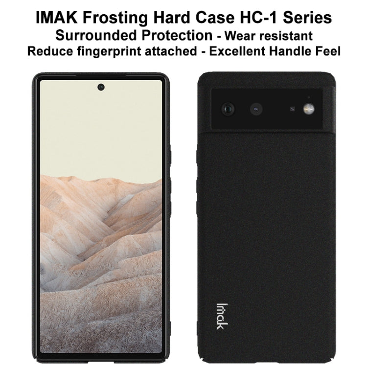 For Google Pixel 6 Pro IMAK HC-1 Series Frosted Hard Case(Black) by imak