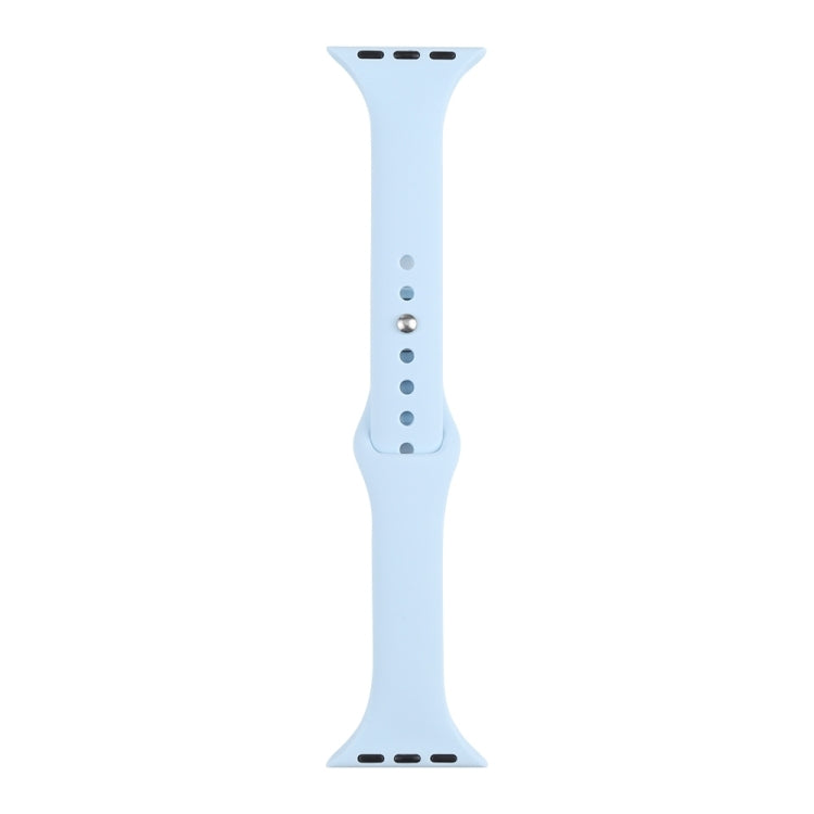 Slimming Silicone Watch Band For Apple Watch Ultra 49mm&Watch Ultra 2 49mm / Series 9&8&7 45mm / SE 3&SE 2&6&SE&5&4 44mm / 3&2&1 42mm(Teal Green) by bashfashion