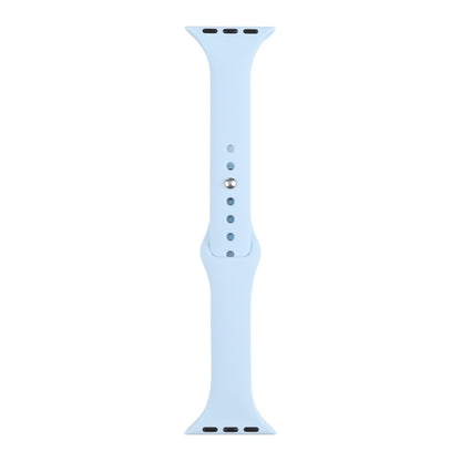 Slimming Silicone Watch Band For Apple Watch Ultra 49mm&Watch Ultra 2 49mm / Series 9&8&7 45mm / SE 3&SE 2&6&SE&5&4 44mm / 3&2&1 42mm(Spearmint Green) by bashfashion