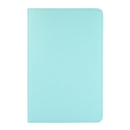 For Samsung Galaxy Tab A8 360 Degree Rotation Litchi Texture Tablet Leather Case with Holder & Sleep / Wake-up Function(Sky Blue) by bashfashion
