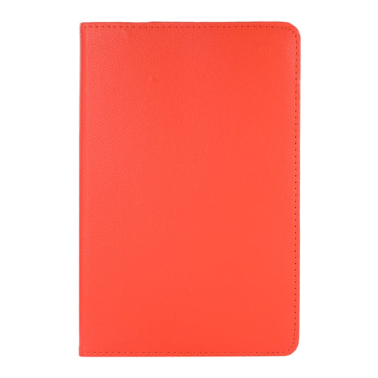 For Samsung Galaxy Tab A8 360 Degree Rotation Litchi Texture Tablet Leather Case with Holder & Sleep / Wake-up Function(Orange) by bashfashion