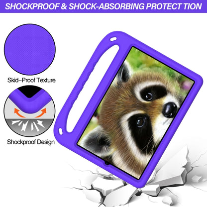 For Xiaomi Pad 5 / Pad 5 Pro Handle Portable EVA Shockproof Tablet Case with Triangle Holder(Purple) by bashfashion