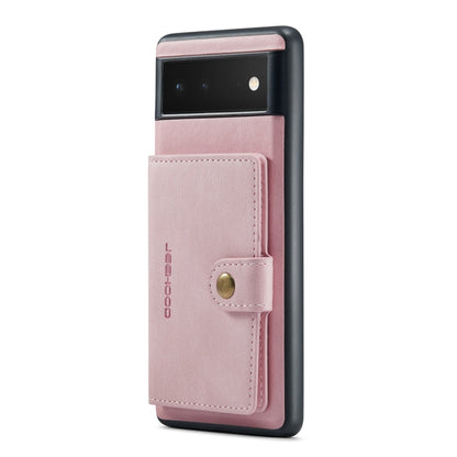 For Google Pixel 6 JEEHOOD Retro Magnetic Detachable Phone Protective Case(Pink) by JEEHOOD