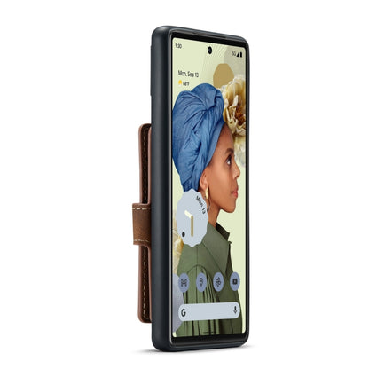 For Google Pixel 6 JEEHOOD Retro Magnetic Detachable Phone Protective Case(Brown) by JEEHOOD