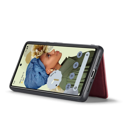 For Google Pixel 6 Pro JEEHOOD Retro Magnetic Detachable Phone Protective Case(Red) by JEEHOOD