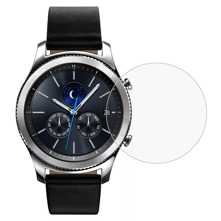 22mm Diametral Universal Tempered Glass Film for Samsung / LG / Sony / Huawei / Garmin by bashfashion