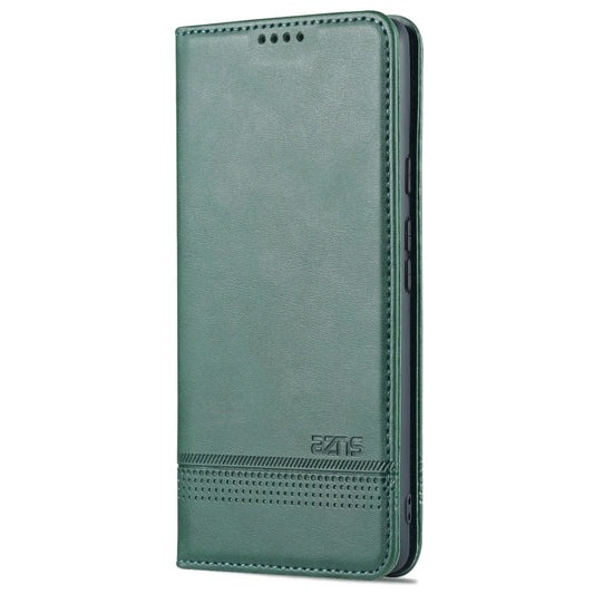 For Google Pixel 6 AZNS Magnetic Calf Texture Horizontal Flip Phone Leather Case(Dark Green) by AZNS
