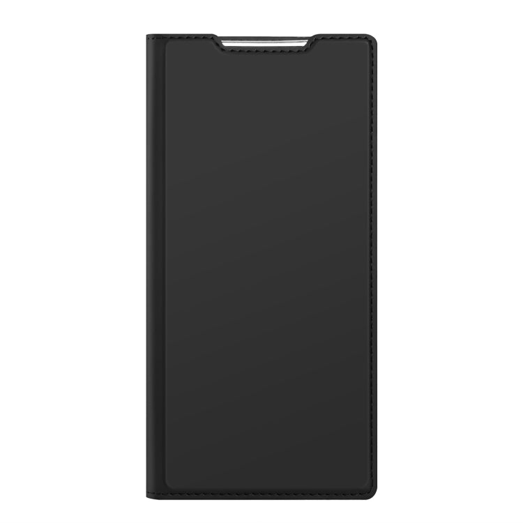 For Samsung Galaxy S22 Ultra 5G DUX DUCIS Skin Pro Series Horizontal Flip Leather Phone Case with Holder & Card Slots(Black) by DUX DUCIS