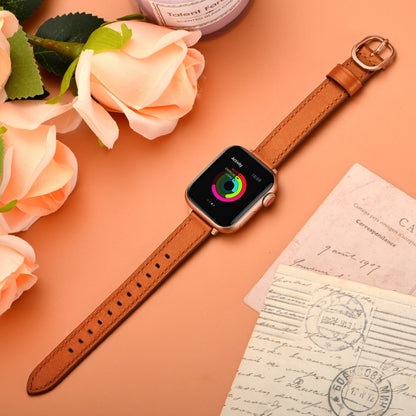 14mm Leather Watch Band For Apple Watch Ultra 49mm&Watch Ultra 2 49mm / Series 9&8&7 45mm / SE 3&SE 2&6&SE&5&4 44mm / 3&2&1 42mm(Semi Oil Brown) by bashfashion