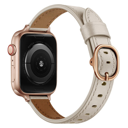 14mm Leather Watch Band For Apple Watch Ultra 49mm&Watch Ultra 2 49mm / Series 9&8&7 45mm / SE 3&SE 2&6&SE&5&4 44mm / 3&2&1 42mm(Creamy-white) by bashfashion