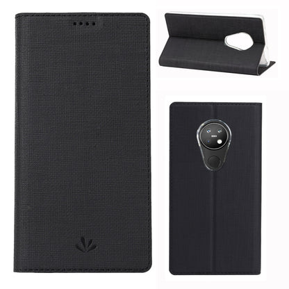 For Nokia 6.2 & 7.2 ViLi Shockproof TPU + PU Horizontal Flip Protective Case with Card Slot & Holder(Black) by ViLi