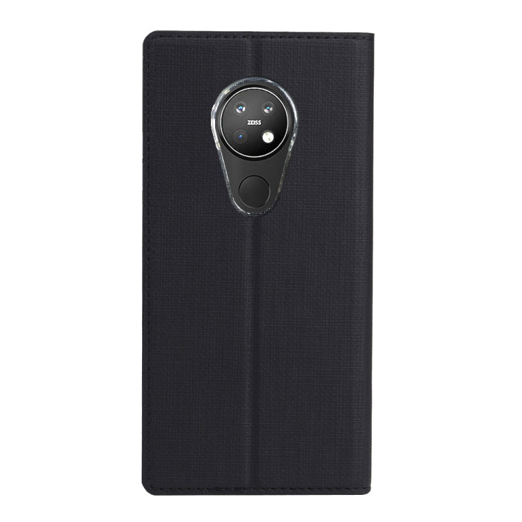 For Nokia 6.2 & 7.2 ViLi Shockproof TPU + PU Horizontal Flip Protective Case with Card Slot & Holder(Black) by ViLi
