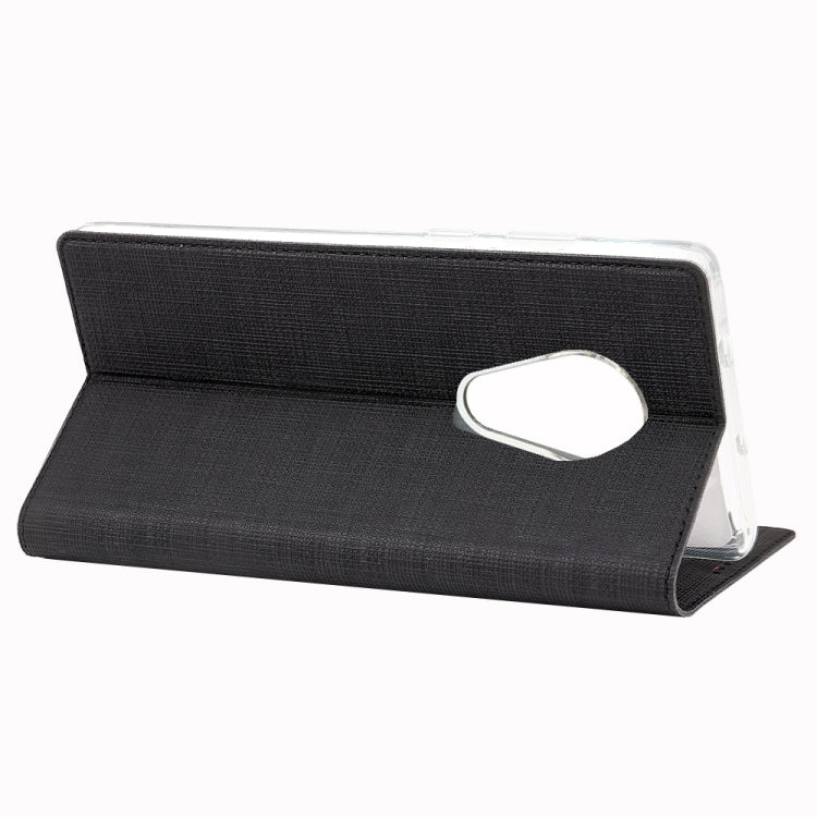 For Nokia 6.2 & 7.2 ViLi Shockproof TPU + PU Horizontal Flip Protective Case with Card Slot & Holder(Black) by ViLi