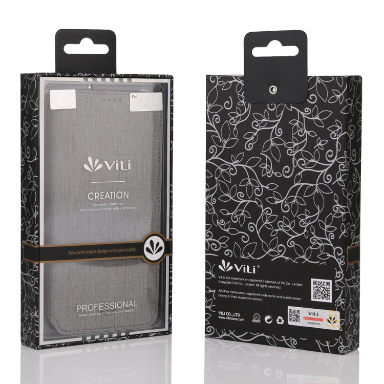 For Nokia 6.2 & 7.2 ViLi Shockproof TPU + PU Horizontal Flip Protective Case with Card Slot & Holder(Black) by ViLi