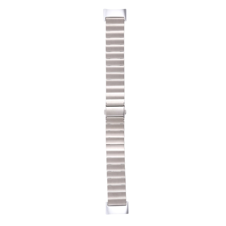 For Fitbit Charge 5 One-bead Steel Strap Watch Band(Silver) by bashfashion