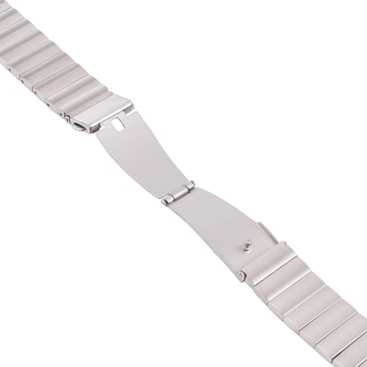 For Fitbit Charge 5 One-bead Steel Strap Watch Band(Silver) by bashfashion