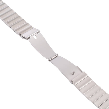 For Fitbit Charge 5 One-bead Steel Strap Watch Band(Silver) by bashfashion