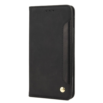 For iPhone X / XS Skin Feel Splicing Leather Phone Case(Black) by bashfashion