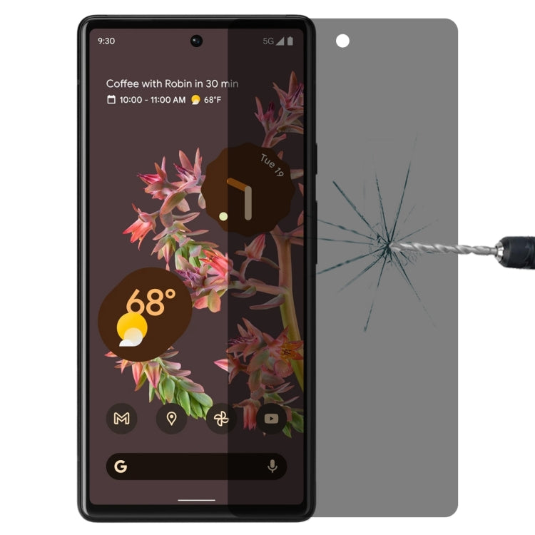 For Google Pixel 6 0.3mm 9H Surface Hardness 3D Curved Surface Privacy Glass Film by bashfashion
