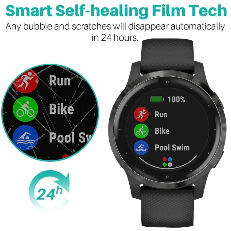 For Garmin Vivoactive 4S Soft Hydrogel Film Watch Screen Protector by bashfashion
