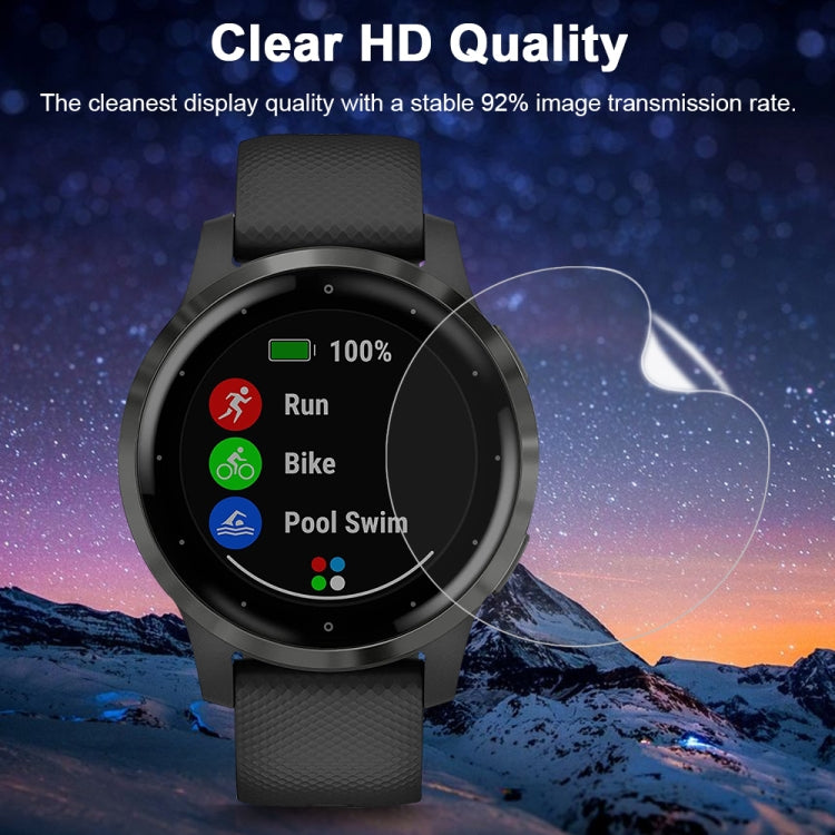 For Garmin Vivoactive 4S Soft Hydrogel Film Watch Screen Protector by bashfashion