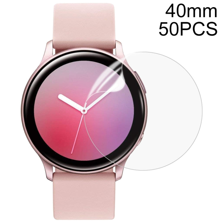 For Samsung Galaxy Watch Active 1 / 2 40mm 50 PCS Soft Hydrogel Film Watch Screen Protector by bashfashion