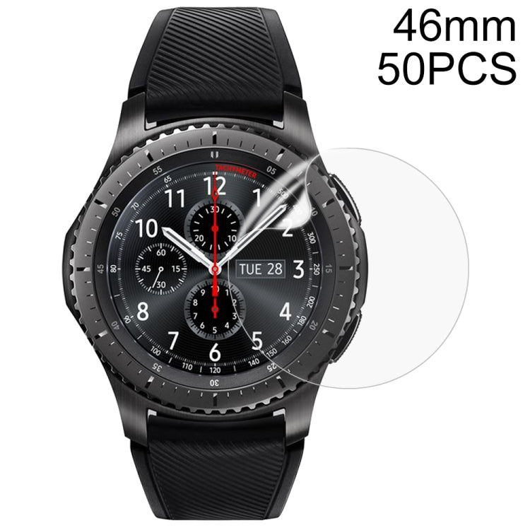 For Samsung Gear S3 46mm 50 PCS Soft Hydrogel Film Watch Screen Protector by bashfashion