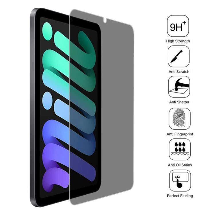 0.33mm 9H 2.5D Privacy Anti-glare Explosion-proof Tempered Tablet Glass Film For iPad mini 6 by DIYLooks