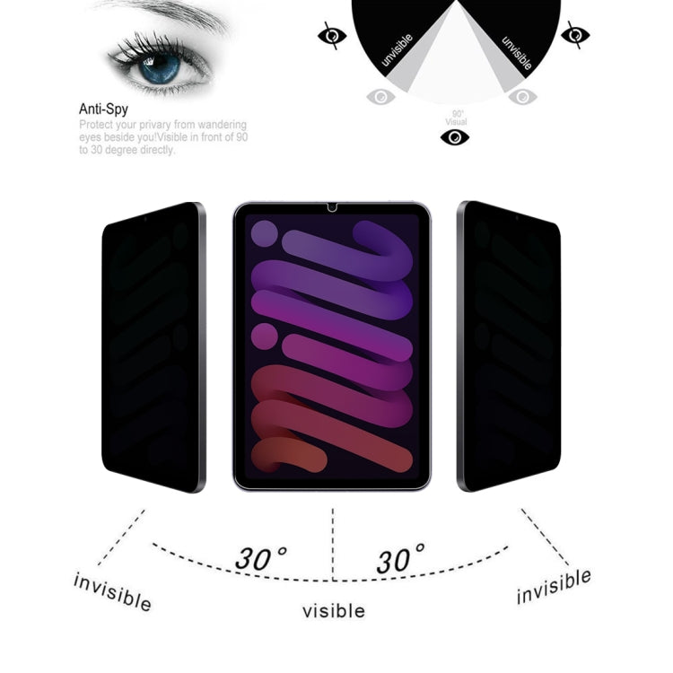0.33mm 9H 2.5D Privacy Anti-glare Explosion-proof Tempered Tablet Glass Film For iPad mini 6 by DIYLooks