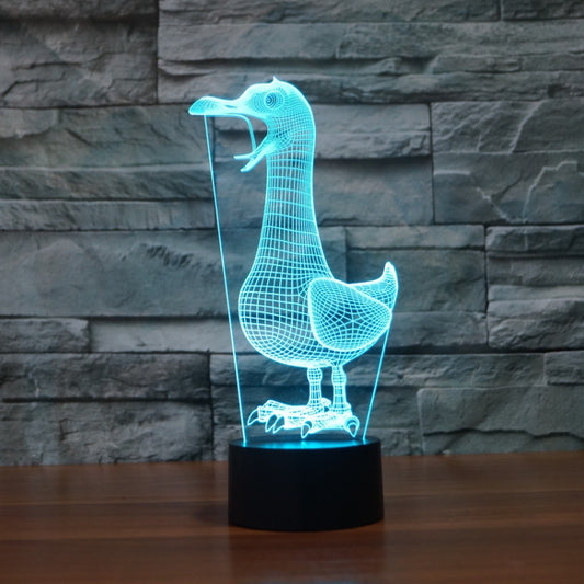 Black Base Creative 3D LED Decorative Night Light, Version:Powered by USB and Battery(Colorful Bird) by bashfashion