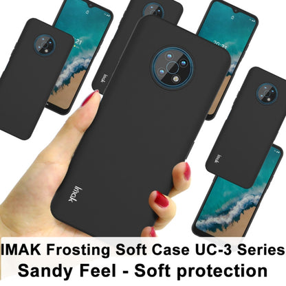 For Nokia G50 imak UC-3 Series Shockproof Frosted TPU Phone Protective Case(Black) by imak