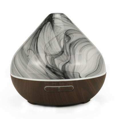 400ml Volcano Shape Humidifier Glass Aromatherapy Machine Automatic Alcohol Sprayer, Plug Specification:AU Plug(Coffee) by bashfashion