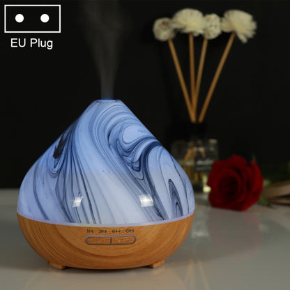 400ml Volcano Shape Humidifier Glass Aromatherapy Machine Automatic Alcohol Sprayer, Plug Specification:EU Plug(Khaki) by bashfashion