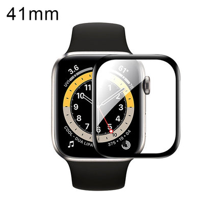 Curved 3D Composite Material Soft Film Screen Protector For Apple Watch Series 9 / 8 / 7 41mm by bashfashion