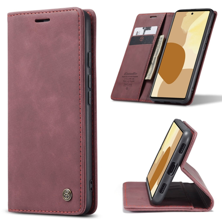 For Google Pixel 6 Pro CaseMe 013 Multifunctional Horizontal Flip Leather Phone Case with Card Slot & Holder & Wallet(Wine Red) by CaseMe