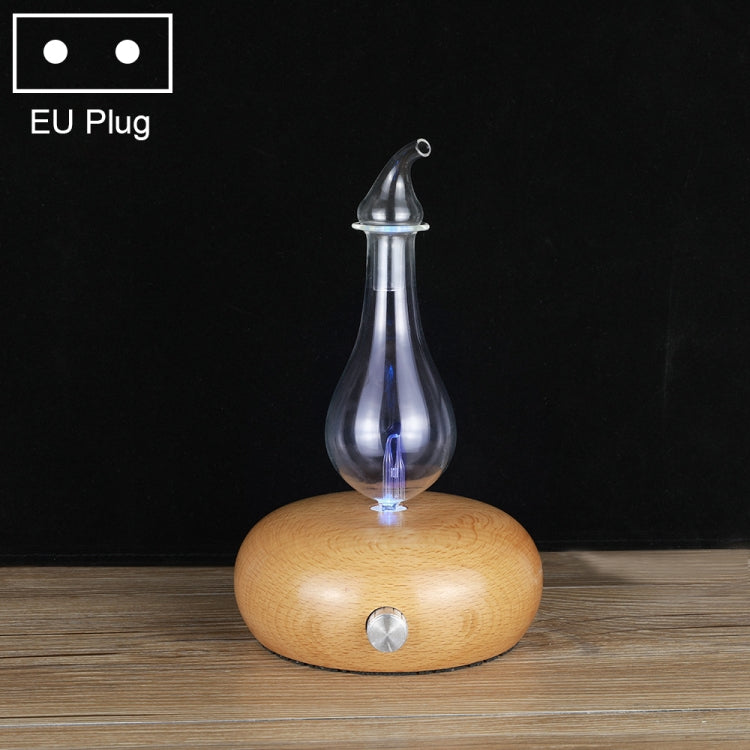 Wood Essential Oil Diffuser Aromatherapy Machine Automatic Alcohol Sprayer, Plug Specification:EU Plug(Light Brown) by bashfashion
