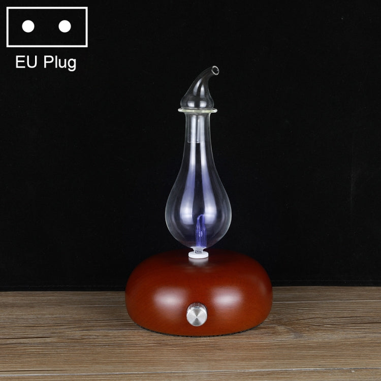 Wood Essential Oil Diffuser Aromatherapy Machine Automatic Alcohol Sprayer, Plug Specification:EU Plug(Dark Brown) by bashfashion