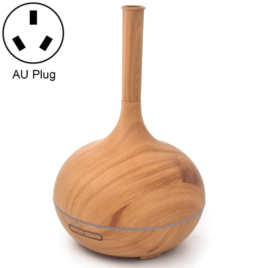 Creative Fragrance Machine Pointed Mouth Humidifier Automatic Alcohol Sprayer with Colorful LED Light, Plug Specification:AU Plug(Light Brown) by bashfashion