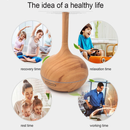 Creative Fragrance Machine Pointed Mouth Humidifier Automatic Alcohol Sprayer with Colorful LED Light, Plug Specification:AU Plug(Light Brown) by bashfashion