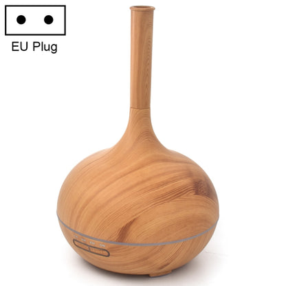 Creative Fragrance Machine Pointed Mouth Humidifier Automatic Alcohol Sprayer with Colorful LED Light, Plug Specification:EU Plug(Light Brown) by bashfashion