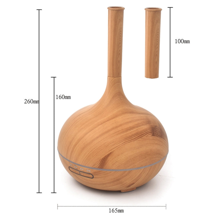 Creative Fragrance Machine Pointed Mouth Humidifier Automatic Alcohol Sprayer with Colorful LED Light, Plug Specification:EU Plug(Light Brown) by bashfashion