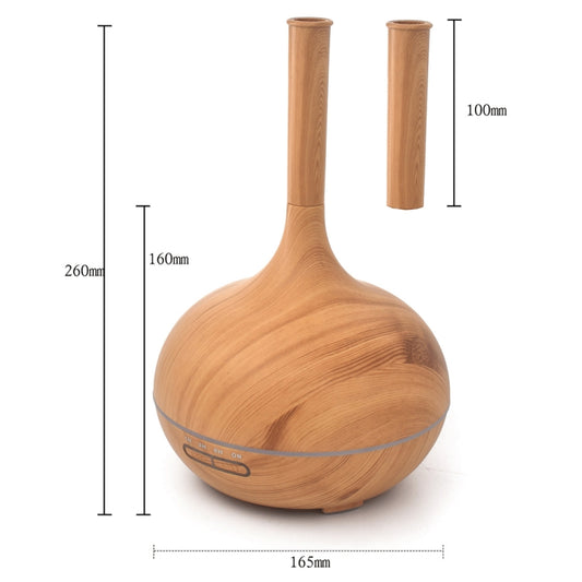 Creative Fragrance Machine Pointed Mouth Humidifier Automatic Alcohol Sprayer with Colorful LED Light, Plug Specification:US Plug(Light Brown) by bashfashion