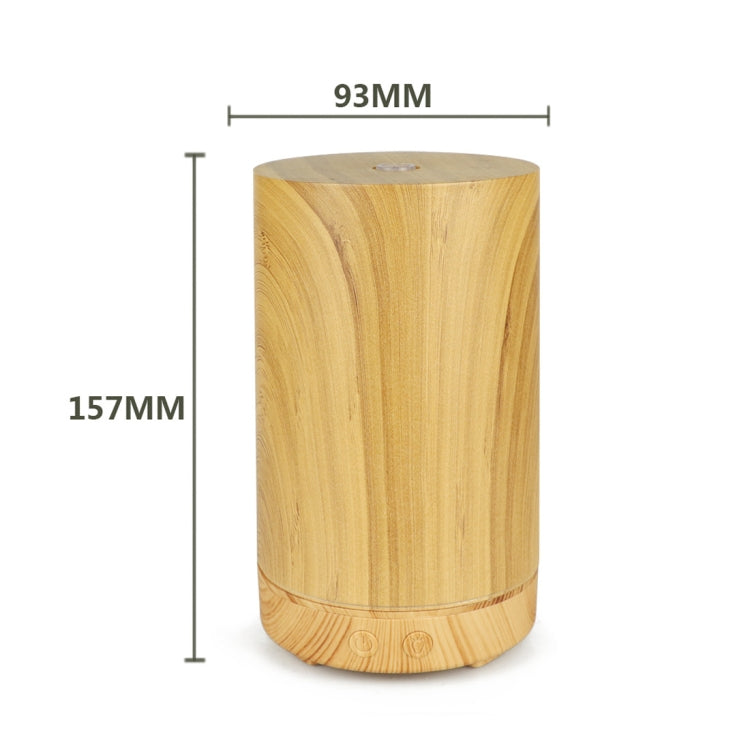 USB 200ml Hollow-out Forest Pattern Wooden Essential Oil Aromatherapy Machine Ultrasonic Humidifier Automatic Alcohol Sprayer(Light Brown-4) by bashfashion
